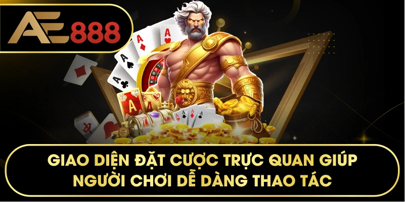 Giao diện đặt cược trực quan giúp người chơi dễ dàng thao tác.