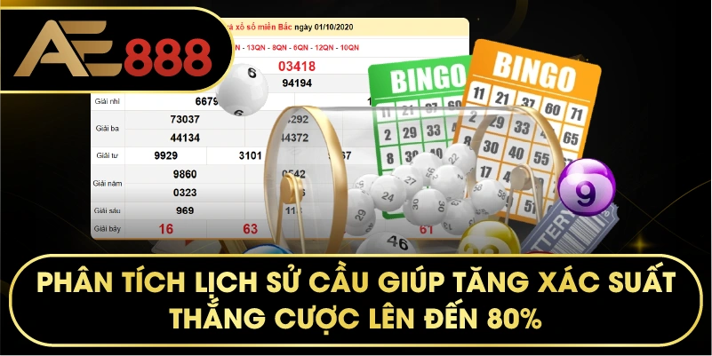 Phân tích lịch sử cầu giúp tăng xác suất thắng cược lên đến 80%.